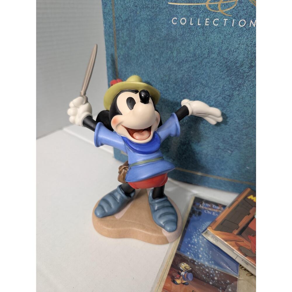 1993 WDCC Members Only Mickey Brave Little Tailor Figure - Picture 2 of 9